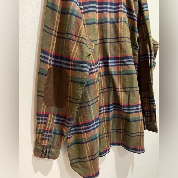 Polo Ralph Lauren Men’s Big and Tall Plaid Button Shirt - Picture 9 of 12